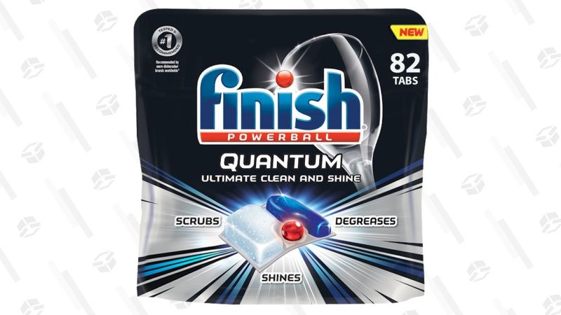 82-Pack Finish Powerball Quantum Dishwasher Tabs | $12 | Amazon | Clip the 25% coupon